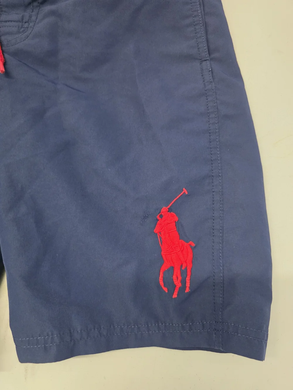 Polo Ralph Lauren Boys Swim Shorts BIG Pony Logo Boys size M 10/12 Navy